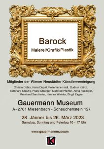 Ausstellung zum Thema „Barock“ – Malerei, Grafik, Plastik